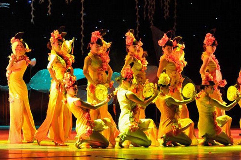 海南海口三亚旗袍舞夜上海