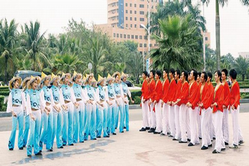 海南儋州调声表演