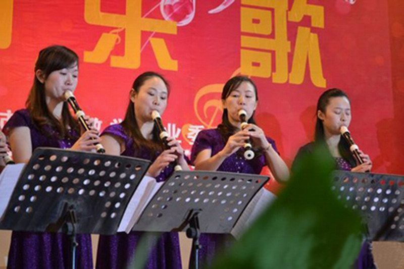 海南海口三亚竖笛表演