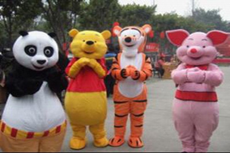 海南海口三亚卡通玩偶道具