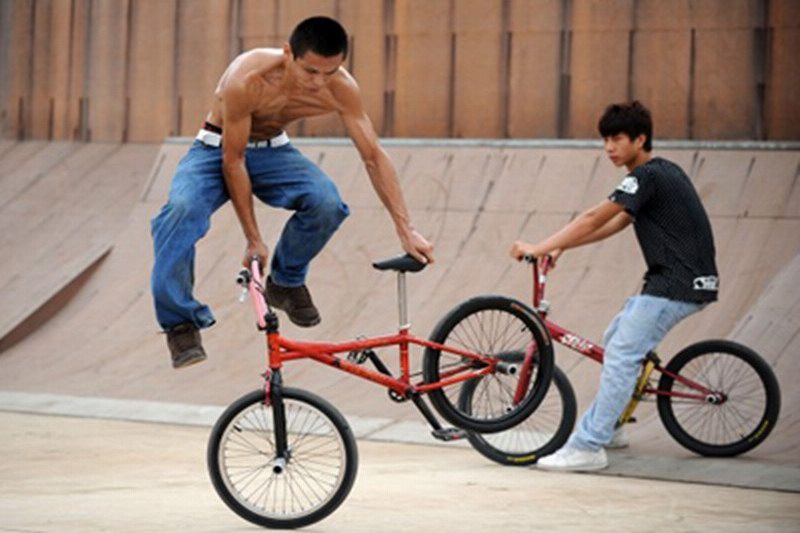 海南海口三亚极限单车表演