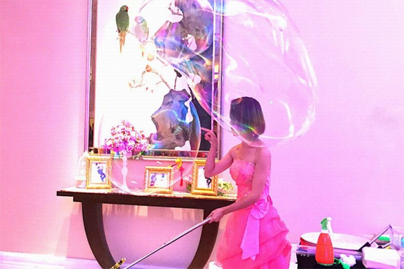 海南海口三亚美女泡泡秀表演