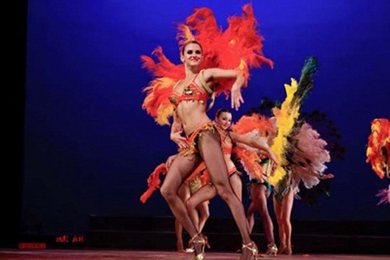 海南外籍桑巴舞