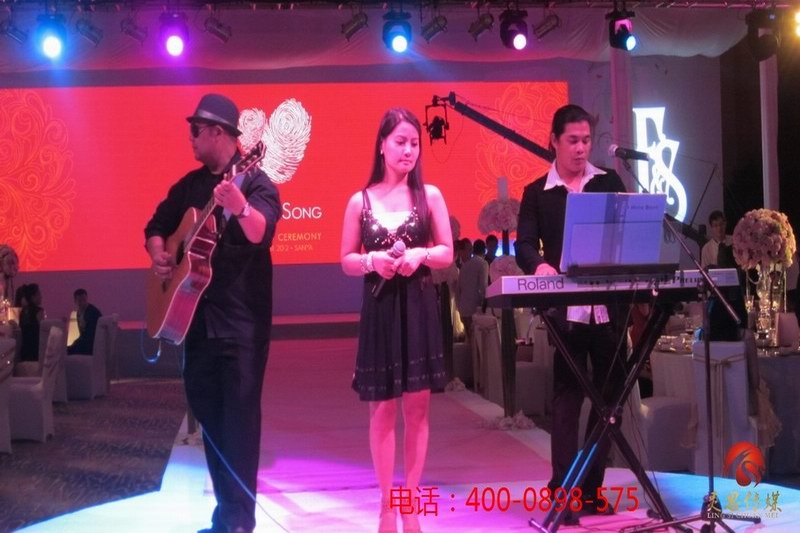 海口灵思传媒承接三亚瑞吉酒店婚庆演出
