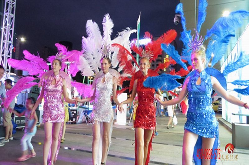 海南外籍桑巴舞表演